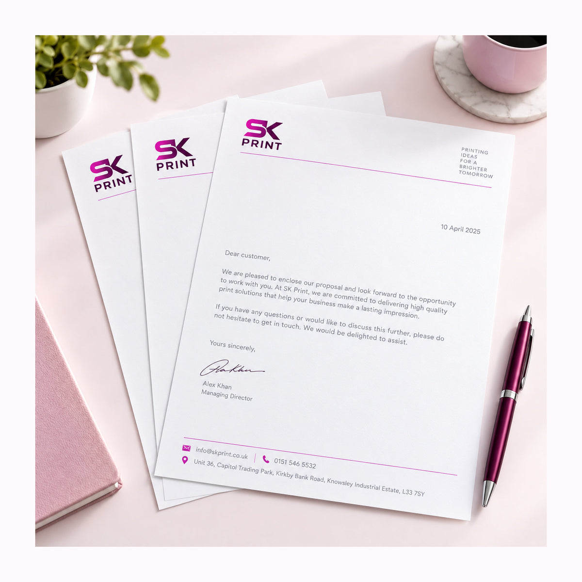 A4 Letterheads