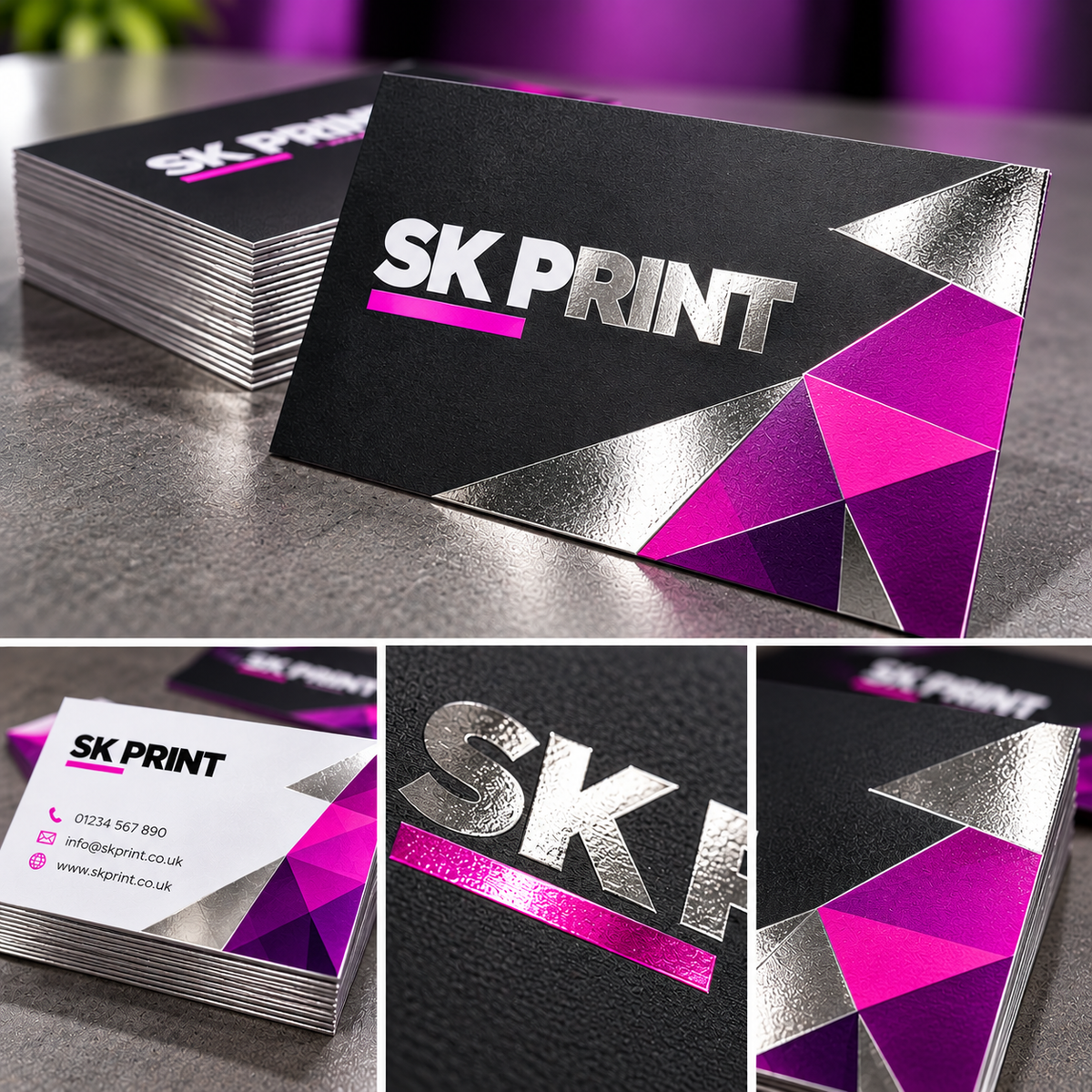 Business Cards - Metallic Foil