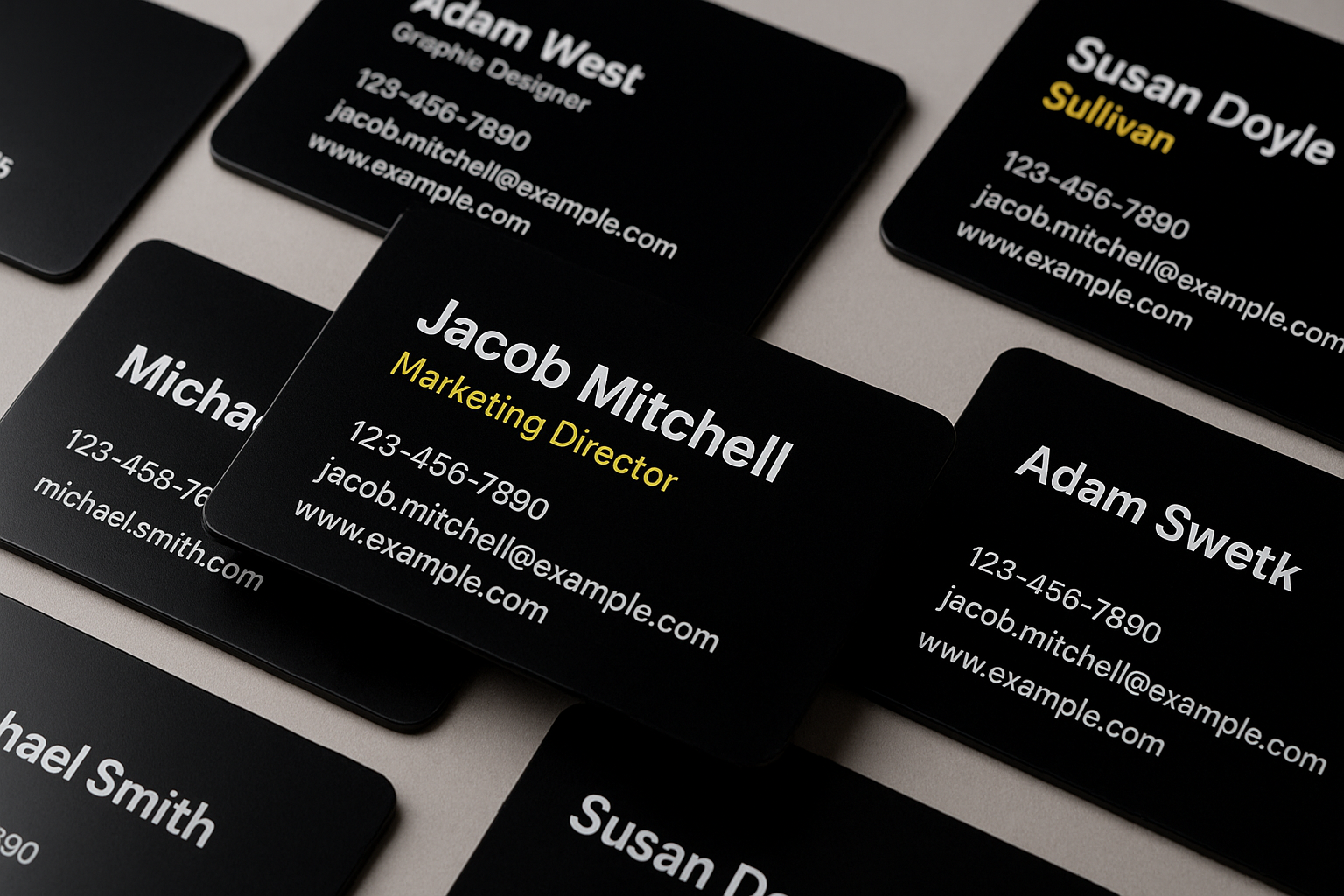 don't make them transparent, give them a black background card with white and yellow text