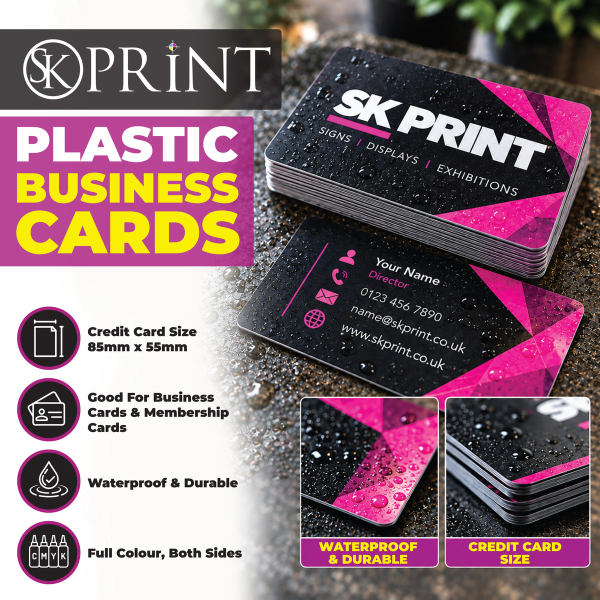 Business Cards - Plastic