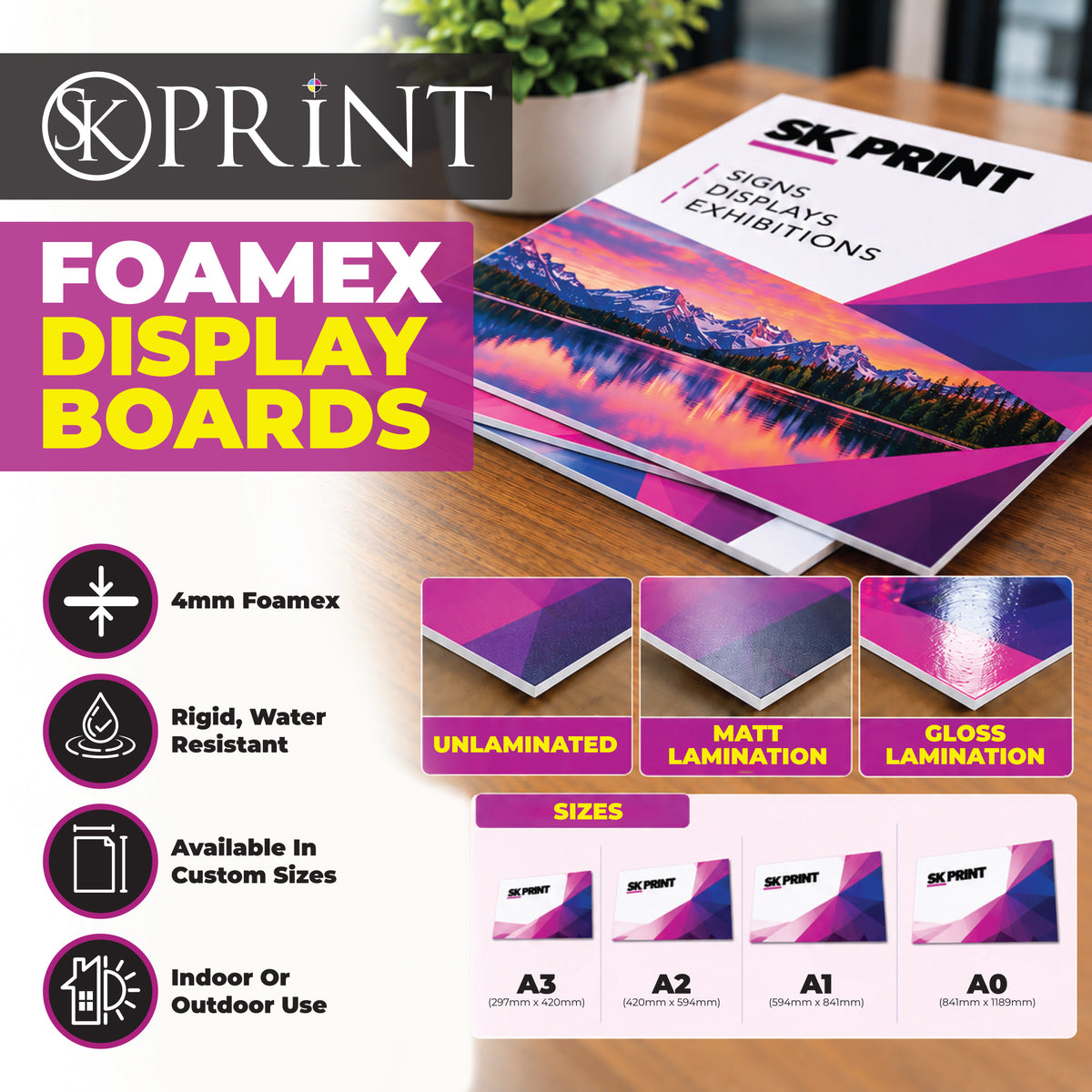 Foamex Boards
